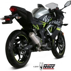 Mivv silencers Mivv SPORT M3 SLIP-ON Muffler STAINLESS STEEL for KAWASAKI NINJA 125 2019 NOT approved | K.048.SM3X | mivv_K048SM3X | euronetbike-net