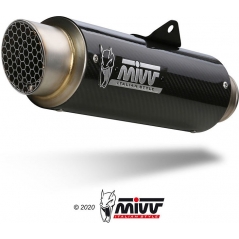 Mivv silencers Mivv SPORT GPpro SLIP-ON Muffler CARBON for KYMCO AK550 2017 ECE approved if optionally catalysed (Euro4) Catalyzer is included | O.008.L2P | mivv_O008L2P | euronetbike-net