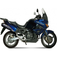 Mivv silencers Mivv SPORT OVAL 2 SLIP-ON Muffler CARBON WITH CARBON CAP for HONDA XL 1000 VARADERO 2003 - 2011 EC approved Catalyzer is included | H.036.LEC | mivv_H036LEC | euronetbike-net