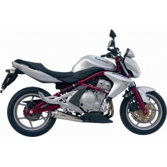 Mivv silencers Mivv SPORT X-cone SLIP-ON Muffler INOX/ST. STEEL for KAWASAKI ER-6n / f 2005 - 2011 EC approved | K.015.LC3 | mivv_K015LC3 | euronetbike-net