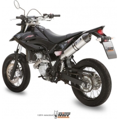 Mivv silencers Mivv STRONGER ENDURO new OVAL SLIP-ON Muffler STAINLESS STEEL for YAMAHA WR 125 R/X 2009 - 2016 EC approved | M.YA.026.LXC | mivv_MYA026LXC | euronetbike-net