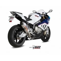 Mivv silencers Mivv POWER EVO SPEED EDGE Imp. compl./Full sys. 4x2x1 TITANIUM for BMW S 1000 RR 2015 - 2016 NOT approved | R.BW.0003.SRT | mivv_RBW0003SRT | euronetbike-net