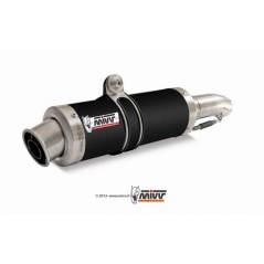 Mivv silencers Mivv SPORT GP 2 SLIP-ON Muffler BLACK STAINLESS STEEL for SUZUKI GSX-R 1000 2007 - 2008 ECE approved | S.028.LXB | mivv_S028LXB | euronetbike-net