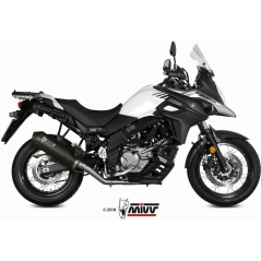 Mivv silencers Mivv SPORT OVAL SLIP-ON Muffler CARBON WITH CARBON CAP for SUZUKI DL V-STROM 650 2017 ECE approved (Euro4) Catalyzer is included | S.049.LEC | mivv_S049LEC | euronetbike-net