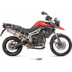 Mivv silencers Mivv SPORT SUONO SLIP-ON Muffler STAINLESS STEEL for TRIUMPH TIGER 800 2011 ECE approved (Euro3/Euro4) | T.011.L7 | mivv_T011L7 | euronetbike-net
