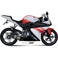 Mivv silencers Mivv SPORT SUONO Imp. compl./Full sys. 1x1 STAINLESS STEEL for YAMAHA YZF R125 2008 - 2013 EC approved Catalyzer is included | Y.030.L7 | mivv_Y030L7 | euronetbike-net