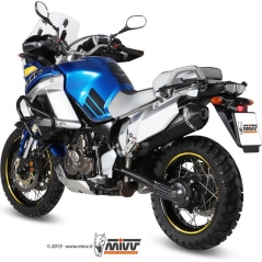 Mivv silencers Mivv SPORT SPEED EDGE SLIP-ON Muffler BLACK STAINLESS STEEL for YAMAHA XT 1200 Z SUPERTENERE 2010 ECE approved (Euro3/Euro4) | Y.034.LRB | mivv_Y034LRB | euronetbike-net