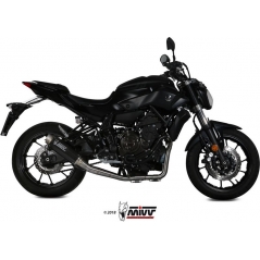 Mivv silencers Mivv SPORT GPpro Imp. compl./Full sys. 2x1 CARBON for YAMAHA MT-07 2014 ECE approved (Euro3/Euro4) Catalyzer is included | Y.045.L2P | mivv_Y045L2P | euronetbike-net