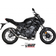 Mivv silencers Mivv SPORT GP Imp. compl./Full sys. 2x1 CARBON for YAMAHA MT-07 2014 ECE approved (Euro3/Euro4) Catalyzer is included | Y.045.L2S | mivv_Y045L2S | euronetbike-net