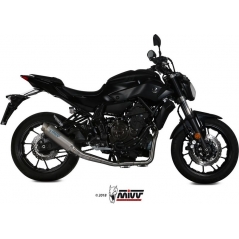 Mivv silencers Mivv SPORT GPpro Imp. compl./Full sys. 2x1 TITANIUM for YAMAHA MT-07 2014 ECE approved (Euro3/Euro4) Catalyzer is included | Y.045.L6P | mivv_Y045L6P | euronetbike-net