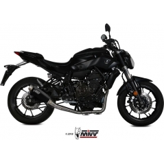 Mivv silencers Mivv SPORT GPpro Imp. compl./Full sys. 2x1 BLACK STAINLESS STEEL for YAMAHA MT-07 2014 ECE approved (Euro3/Euro4) Catalyzer is included | Y.045.LXBP | mivv_Y045LXBP | euronetbike-net