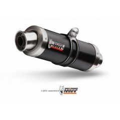 Mivv silencers Mivv SPORT GP Imp. compl./Full sys. 1x1 BLACK STAINLESS STEEL for YAMAHA MT-125 2015 ECE approved (Euro3/Euro4) Catalyzer is included | Y.047.LXB | mivv_Y047LXB | euronetbike-net