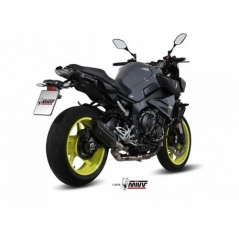 Mivv silencers Mivv SPORT SUONO SLIP-ON Muffler BLACK STAINLESS STEEL for YAMAHA MT-10 2016 ECE approved (Euro4) | Y.057.L9 | mivv_Y057L9 | euronetbike-net