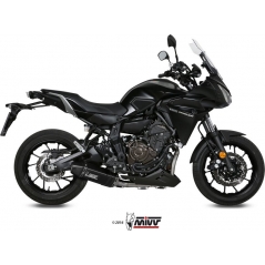 Mivv silencers Mivv SPORT SPEED EDGE Imp. compl./Full sys. 2x1 BLACK STAINLESS STEEL for YAMAHA Tracer 700 2016 ECE approved (Euro4) Catalyzer is included | Y.058.LRB | mivv_Y058LRB | euronetbike-net