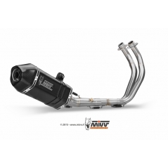 Mivv silencers Mivv SPORT SPEED EDGE Imp. compl./Full sys. 2x1 BLACK STAINLESS STEEL for YAMAHA Tracer 700 2016 ECE approved (Euro4) Catalyzer is included | Y.058.LRB | mivv_Y058LRB | euronetbike-net