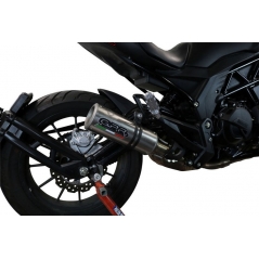 GPR Exhaust GPR Original For Benelli 502 C 2019/20 E4 Homologated Slip-On Exhaust M3 Titanium Natural | E4.BE.20.M3.TN | gpr_E4-BE-20-M3-TN | euronetbike-net