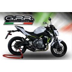 GPR Exhaust GPR Original For Kawasaki Z 650 2017/20 E4 Homologated Full Exhaust Catalized Furore Evo4 Nero | E4.CO.K.160.CAT.FNE4 | gpr_E4-CO-K-160-CAT-FNE4 | euronetbike-net