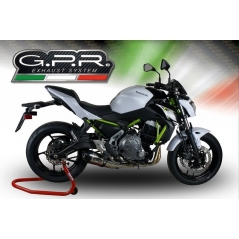 GPR Exhaust GPR Original For Kawasaki Z 650 2017/20 E4 Homologated Full Exhaust Catalized Gp Evo4 Titanium | E4.CO.K.160.CAT.GPAN.TO | gpr_E4-CO-K-160-CAT-GPAN-TO | euronetbike-net
