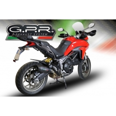 GPR Exhaust GPR Original For Ducati Multistrada 950 2017/20 E4 Homologated Slip-On Exhaust Gp Evo4 Black Titanium | E4.D.131.GPAN.BLT | gpr_E4-D-131-GPAN-BLT | euronetbike-net