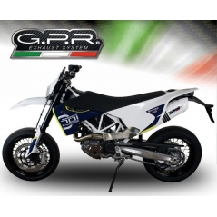 GPR Exhaust GPR Original For Husqvarna Enduro 701 2017/20 E4 Homologated Slip-On Exhaust Catalized Albus Evo4 | E4.HU.46.CAT.ALBE4 | gpr_E4-HU-46-CAT-ALBE4 | euronetbike-net
