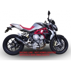 GPR Exhaust GPR Original For Mv Agusta Brutale 800 2017/20 Rr E4 Homologated Slip-On Catalized Furore Evo4 Nero | E4.MV.6.CAT.FNE4 | gpr_E4-MV-6-CAT-FNE4 | euronetbike-net