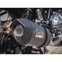 GPR Exhaust GPR Original For Royal E. Continental 650 2019/20 E4 Homologated Slip-On Catalized Furore Evo4 Nero | E4.ROY.7.CAT.FNE4 | gpr_E4-ROY-7-CAT-FNE4 | euronetbike-net