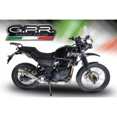 GPR Exhaust GPR Original For Royal E. Himalayan 410 2017/20 E4 D.36 Homologated Slip-On Catalized Powercone Evo | E4.ROY.CAT.PCEV | gpr_E4-ROY-CAT-PCEV | euronetbike-net