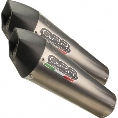 GPR Exhaust GPR Original For Yamaha Fjr 1300 2017/20 E4 Pair Homologated Slip-On Exhaust Catalized Gp Evo4 Titanium | E4.Y.214.CAT.GPAN.TO | gpr_E4-Y-214-CAT-GPAN-TO | euronetbike-net