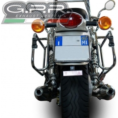 GPR Exhaust GPR Original For Moto Guzzi California 1100 2003/05 Pair Homologated Slip-On Exhaust Catalized Vintacone | GU.58.03.CAT.VIC | gpr_GU-58-03-CAT-VIC | euronetbike-net
