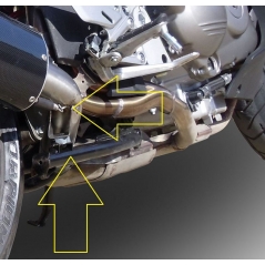 GPR Exhaust GPR Original For Honda Crossrunner 800 2011/14 Homologated Slip-On Exhaust M3 Inox | H.197.M3.INOX | gpr_H-197-M3-INOX | euronetbike-net