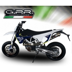 GPR Exhaust GPR Original For Husqvarna Supermoto 701 2015/2016 E3 Homologated Slip-On Exhaust Powercone Evo | HU.35.PCEV | gpr_HU-35-PCEV | euronetbike-net