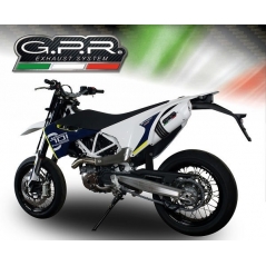 GPR Exhaust GPR Original For Husqvarna Enduro 701 2015/2016 E3 Homologated Slip-On Exhaust Catalized Albus Ceramic | HU.45.CAT.ALB | gpr_HU-45-CAT-ALB | euronetbike-net