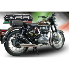 GPR Exhaust GPR Original For Royal E. Classic / Bullet Efi 500 2009/16 Homologated Slip-On Exhaust Catalized Vintacone | ROY.2.VIC | gpr_ROY-2-VIC | euronetbike-net