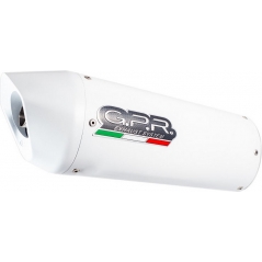 GPR Exhaust GPR Original For Suzuki Dr 650 Se Sp 46 2012/2016 Homologated Slip-On Exhaust Albus Ceramic | S.54.1.ALB | gpr_S-54-1-ALB | euronetbike-net