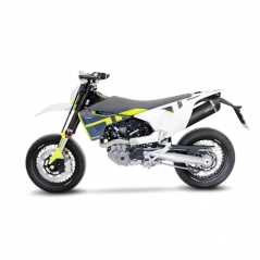 Leovince LEOVINCE SBK NERO HUSQVARNA 701 SUPERMOTO/ENDURO/ENDURO LR INOX with catalyst ECE/EU-APPROVED STAINLESS STEEL SLIP-ON | 14074K | leo_14074K | euronetbike-net
