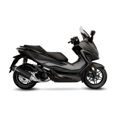 Leovince LEOVINCE SBK NERO HONDA FORZA 125 INOX with catalyst ECE/EU-APPROVED STAINLESS STEEL FULL SYSTEM | 14076K | leo_14076K | euronetbike-net