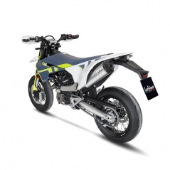 Leovince LEOVINCE SBK LV ONE EVO 1/1 HUSQVARNA 701 SUPERMOTO/ENDURO/ENDURO LR INOX with catalyst ECE/EU-APPROVED STAINLESS STEEL FULL SYSTEM | 14368EK | leo_14368EK | euronetbike-net