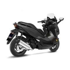 Leovince LEOVINCE SBK LV ONE EVO HONDA FORZA 125 INOX with catalyst ECE/EU-APPROVED STAINLESS STEEL FULL SYSTEM | 14374EK | leo_14374EK | euronetbike-net