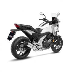 Leovince LEOVINCE SBK LV ONE EVO HONDA NC 750 X INOX ECE-APPROVED STAINLESS STEEL SLIP-ON | 14387E | leo_14387E | euronetbike-net