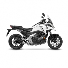 Leovince LEOVINCE SBK LV ONE EVO BLACK HONDA NC 750 X INOX ECE-APPROVED STAINLESS STEEL SLIP-ON | 14387EB | leo_14387EB | euronetbike-net