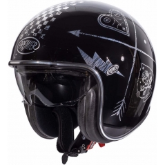 Premier Premier Open Face Helmet VINTAGE NX SILVER CHROMED | APJETVIEFIBNSC00XL | pre_APJETVIEFIBNSC00XL | euronetbike-net