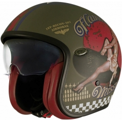 Premier Premier Open Face Helmet VINTAGE PIN UP MILITARY BM | APJETVIEFIBPMM00XL | pre_APJETVIEFIBPMM00XL | euronetbike-net