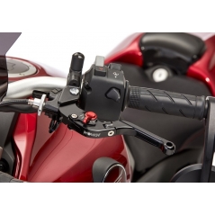Protech PROTECH clutch lever Sport distance and length adjustable I foldable, Black/Red | 65802019 | prt_65802019 | euronetbike-net
