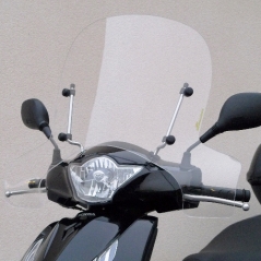 Secdem screens Secdem Wind shields HONDA 125 SH i L: 70cm 13/16, Smoky-black | BH169PBFN | sec_BH169PBFN | euronetbike-net