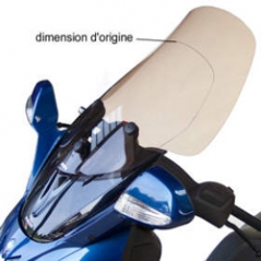 Secdem screens Secdem Wind shields PIAGGIO PIAGGIO 125/250 X9 GT Larg.58 Evo 05/10, Smoky-black | BP001GTFN | sec_BP001GTFN | euronetbike-net