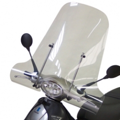 Secdem screens Secdem Wind shields PIAGGIO PIAGGIO 50/125 LIBERTY, Light-brown | BP003PBFC | sec_BP003PBFC | euronetbike-net