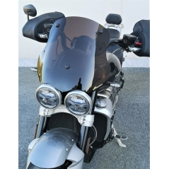 Secdem screens Secdem Windshield TRIUMPH ROCKET 3 GT R Smoky Grey, Thickness 4 mm, Height 42 cm | BT036SPFG | sec_BT036SPFG | euronetbike-net