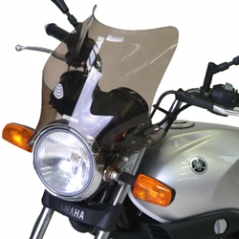 Secdem screens Secdem Wind shields YAMAHA 125/250 YBR Millenium avec becquet 06/14, Light-green | BY109PBVC | sec_BY109PBVC | euronetbike-net