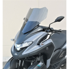 Secdem screens Secdem High Protection Screen YAMAHA TRICITY 300 Opaque Black, Thickness 4 mm, Height 58 cm | BY179HPNO | sec_BY179HPNO | euronetbike-net
