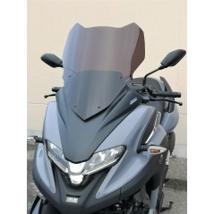 Secdem screens Secdem Standard Screen YAMAHA TRICITY 300 Smoky Black, Thickness 4 mm, Height 54 cm | BY179STFN | sec_BY179STFN | euronetbike-net